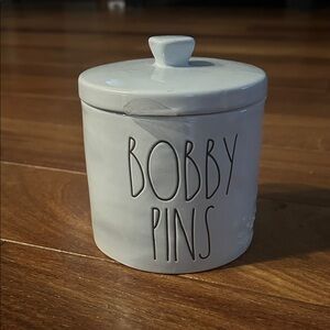 Rae Dunn Cosmetic Gadget Ceramic Jar - NWOT